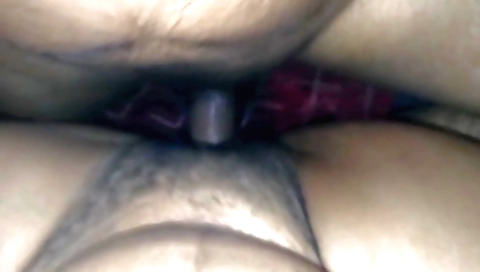 Amateur girl with hairy bush shows her tits and body