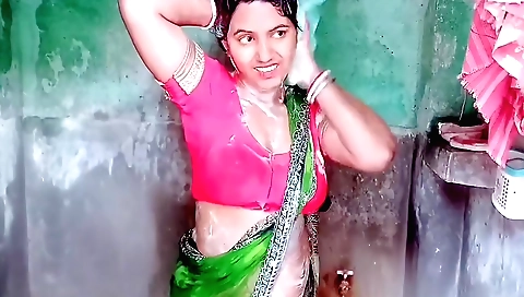 Indian video with a girl outside first time in a house video