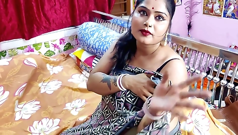 Indian big ass maid gives blowjob and rides cock in POV