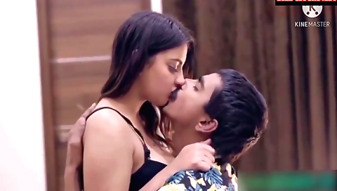 Indian girl with a shaved pussy has some sex with a guy