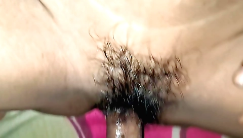 A hot amateur brunette girl and a guy in a sexy outfit in POV