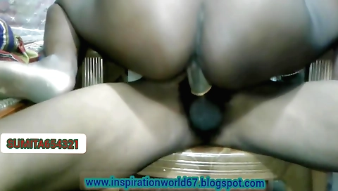 Indian girl gets fucked during webcam sex on her chair