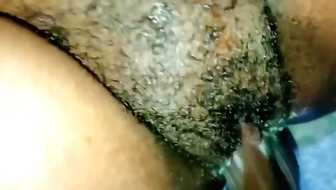 Indian teen has hairy pussy fucked in amateur porn video