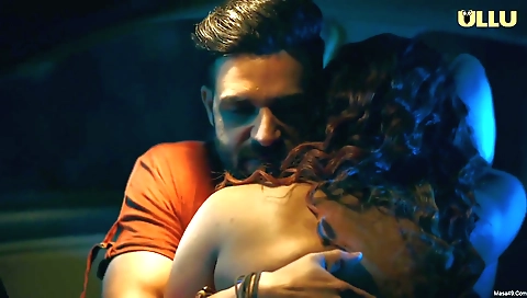 Big booty milf in a red shirt and stockings is horny