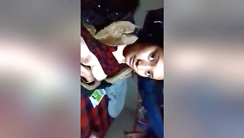 Indian chick with a hairy pussy makes a solo video