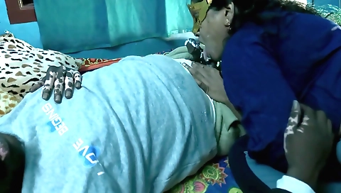 Indian woman with small tits is doing linga poojai