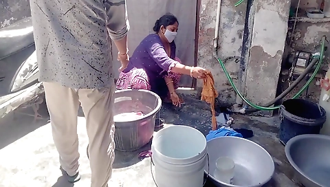 Indian woman is getting fucked in front of the camera