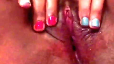 Indian porn star spreads her pussy and masturbates solo